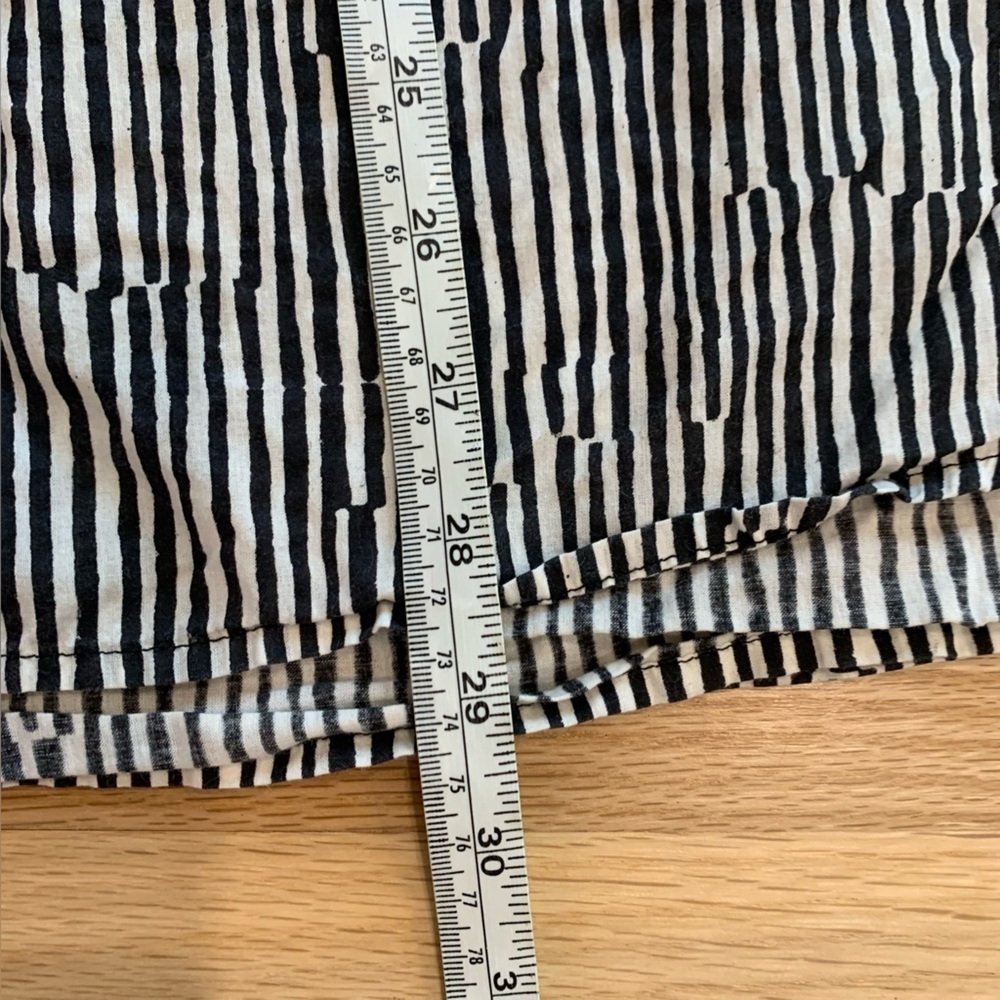 Gudrun Sjöden Striped Lightweight Tunic Lagenlook Woven Organic Cotton Sz Small - Picture 12 of 12